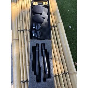 Nady CM 88 Cardioid Condenser Microphones 1 Pair Nady Hard Carrying Case ~Tested